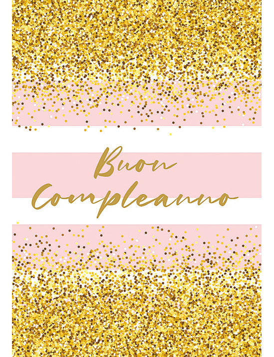 Biglietto Compleanno Auguri C/foil