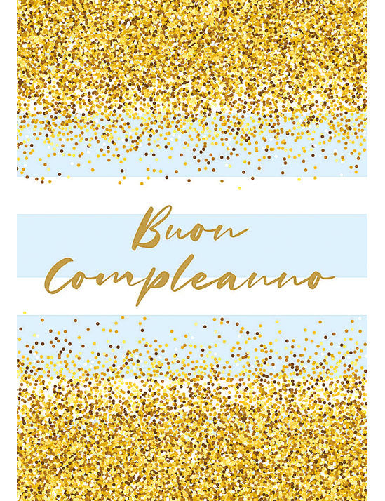 Biglietto Compleanno Auguri C/foil