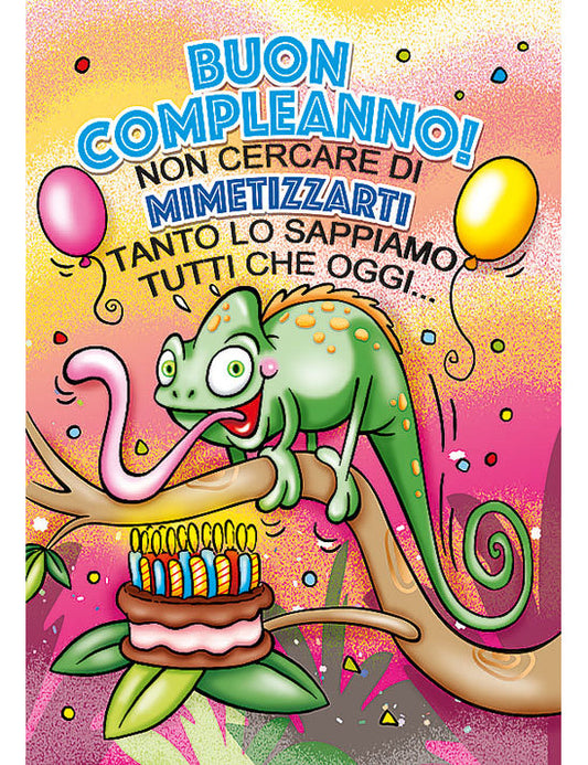 Biglietto Auguri Humor C/glitter