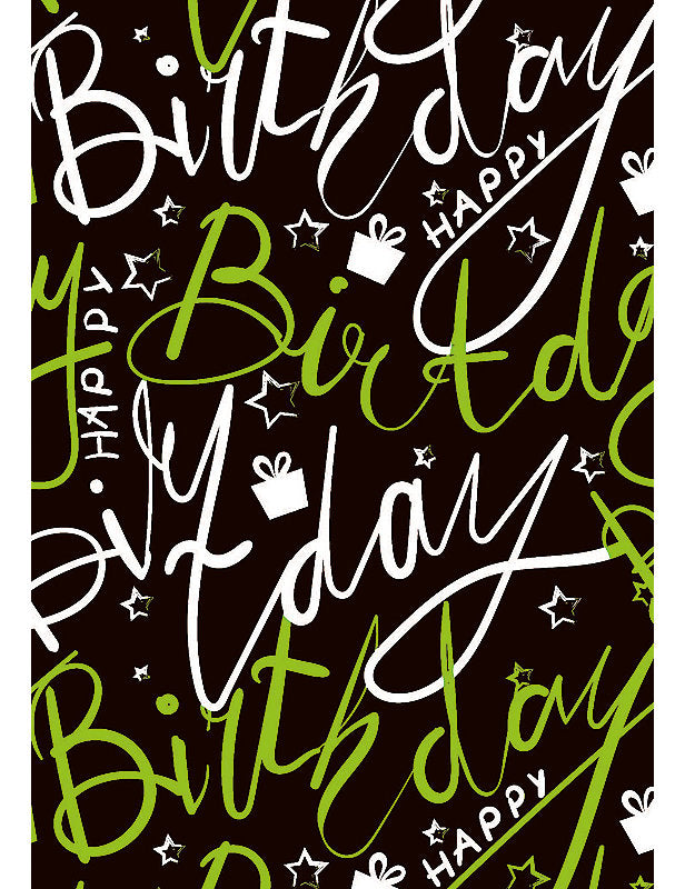 Doppelkarte / Happy Birthday / hoch