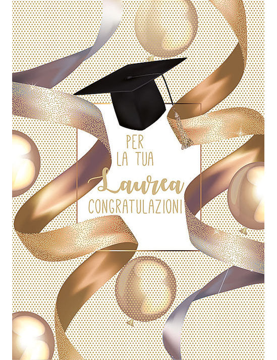 Biglietto Laurea C/foil