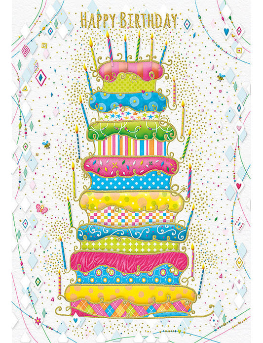 Biglietto Auguri Dolcetti C/rilievo E Foil