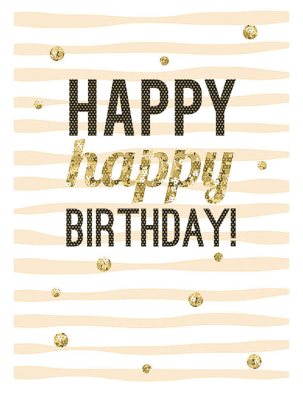 Biglietto Buon Compleanno Design C/foil