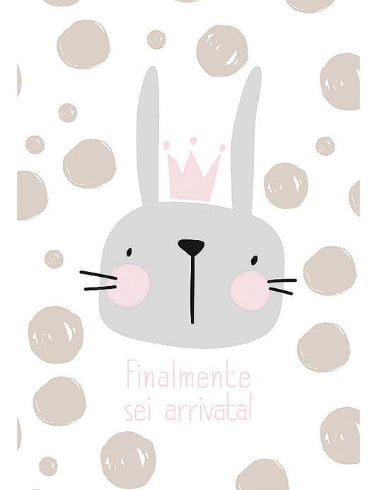 Biglietto Nascita Design C/foil