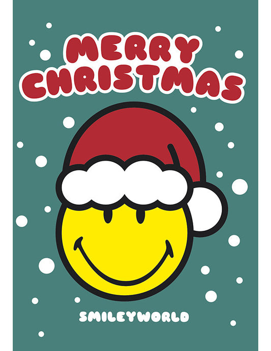 Biglietto Natale Smile C/glitter