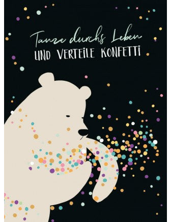 Postkarte Fabelhaft hoch
