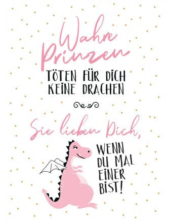 Postkarte Fabelhaft hoch