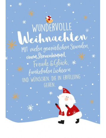 Doppelkarte Lichtblicke X-mas hoch