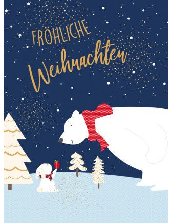 Postkarte Lichtblicke X-mas hoch