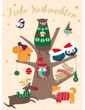 Postkarte Lichtblicke X-mas hoch