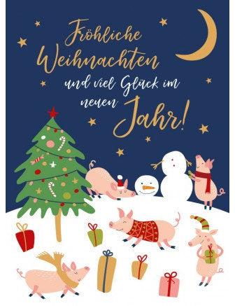 Postkarte Lichtblicke X-mas hoch