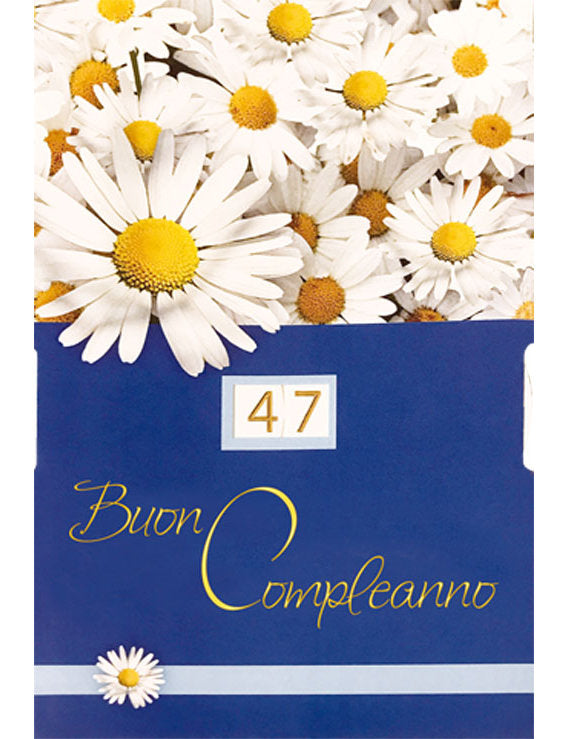 Biglietto Compleanno con numeri girevoli 11-263