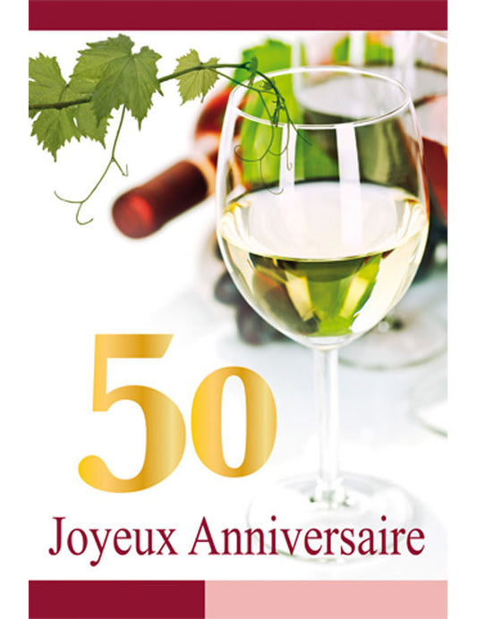 CD Anniversaire Chiffre 50 12-665-50