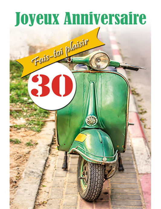 CD Anniversaire Chiffre 30 12-753