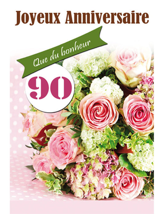 CD Anniversaire Chiffre 90 12-765