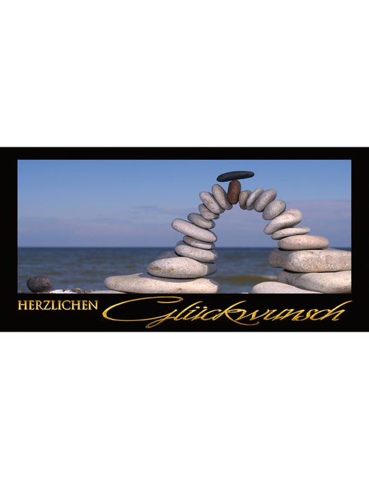 Herzlichen Glückwunsch: Steinbogen