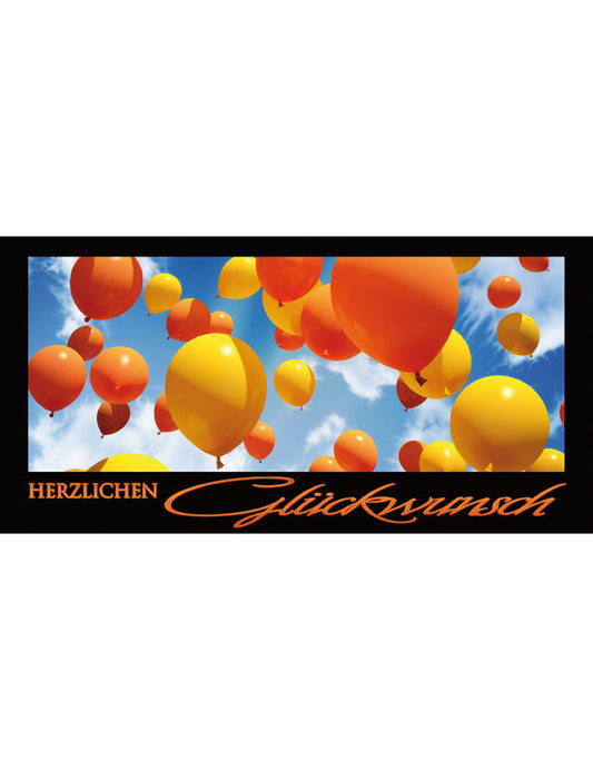 Herzlichen Glückwunsch: Luftballone