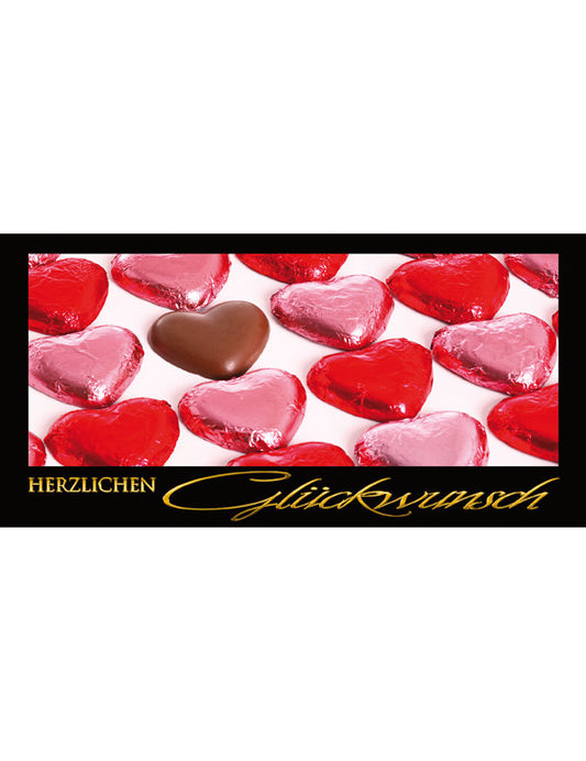 Herzlichen Glückwunsch: Herze