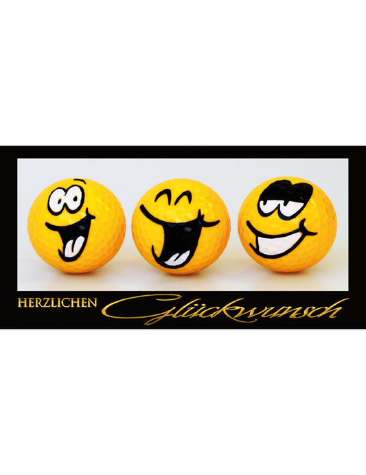 Herzlichen Glückwunsch: Smiley