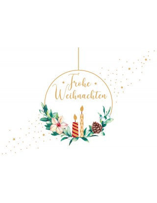 Doppelkarte Lichtblicke X-mas quer