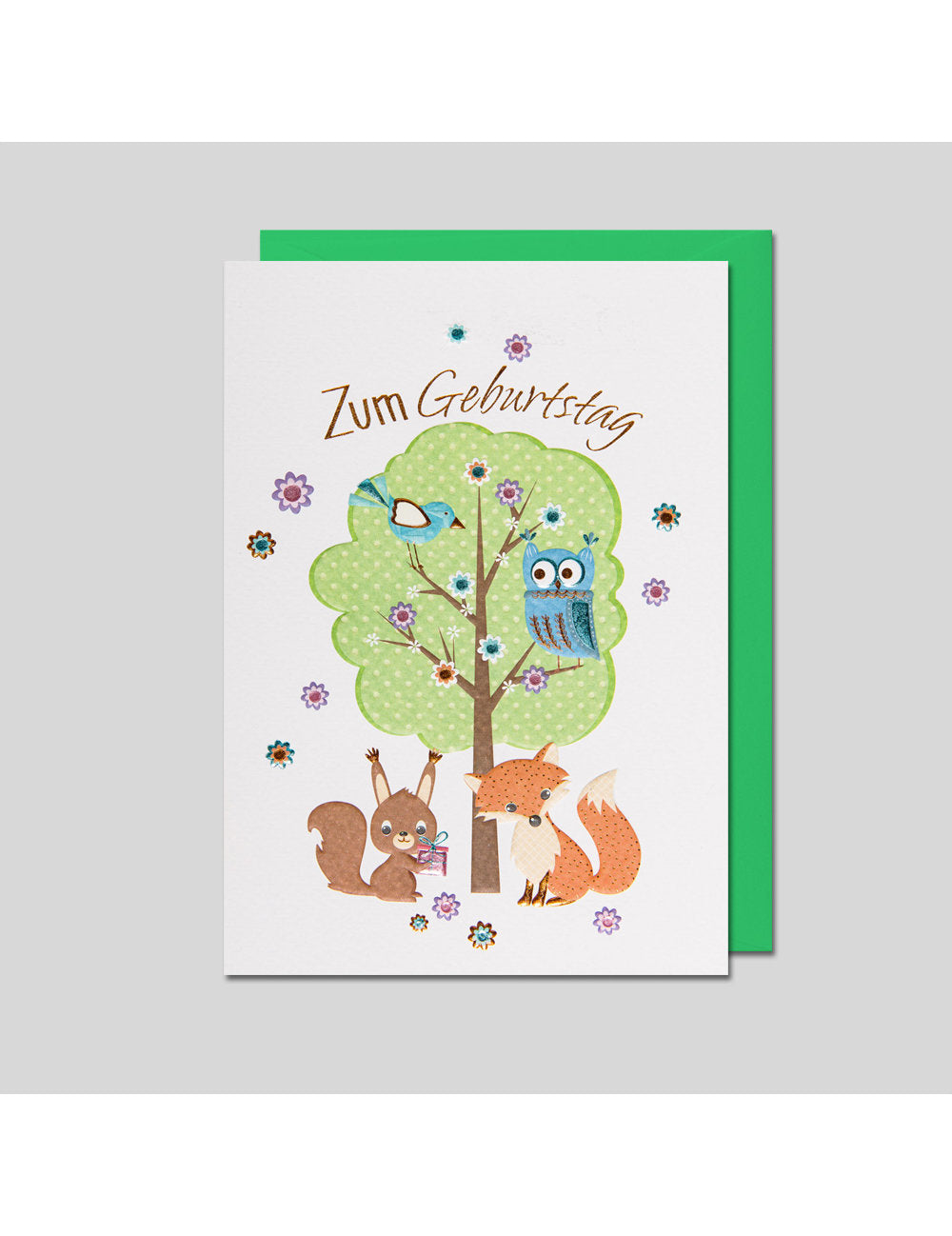 Doppelkarte. Gratulatione by Alessia Geburtstag