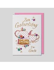 Doppelkarte. Gratulatione by Alessia Geburtstag