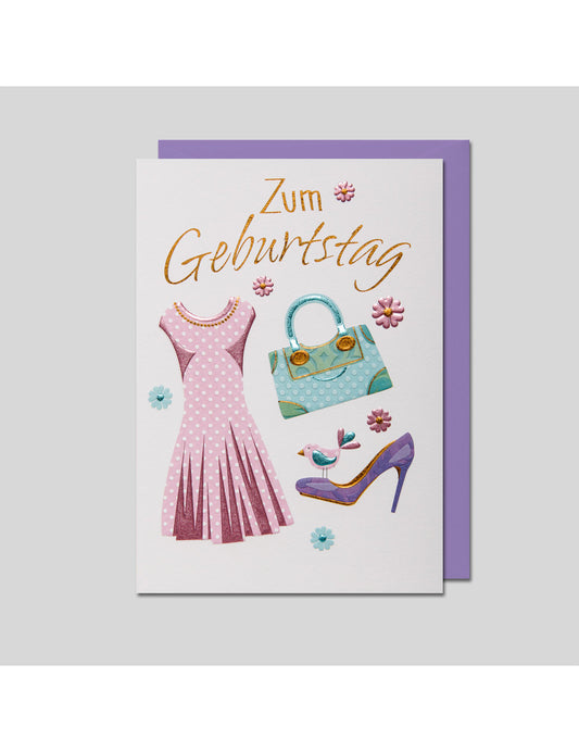 Doppelkarte. Gratulatione by Alessia Geburtstag