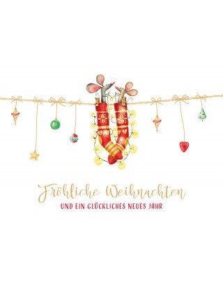 Postkarte Lichtblicke X-mas quer