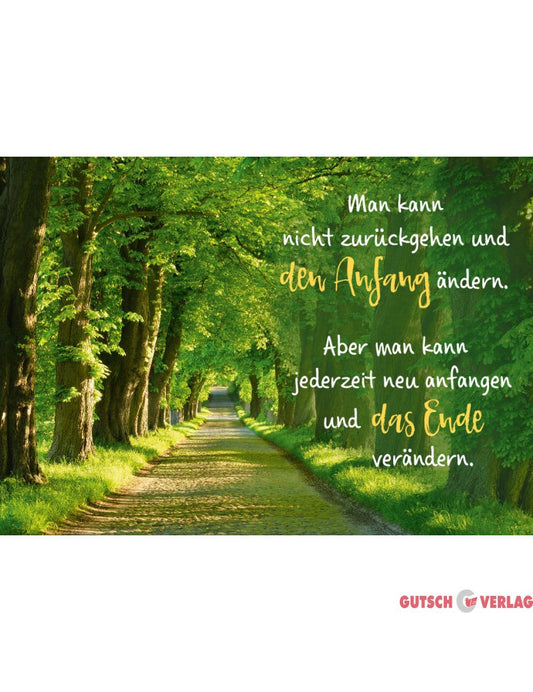 Postkarte. Kultura / Weisheiten/Sprüche / Quer