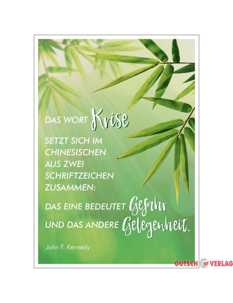 Postkarte. Kultura / Weisheiten/Sprüche / Hoch