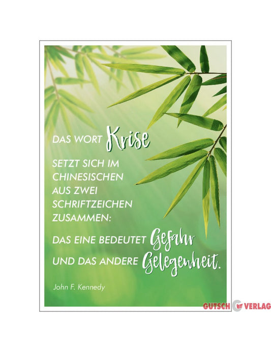 Postkarte. Kultura / Weisheiten/Sprüche / Hoch