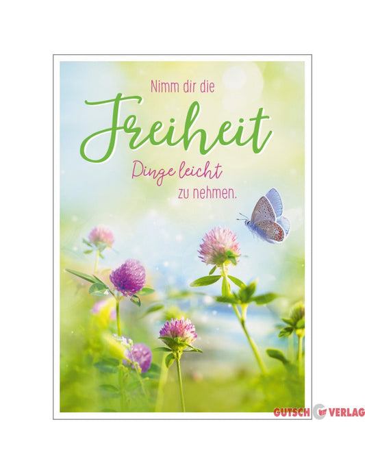 Postkarte. Kultura / Weisheiten/Sprüche / Quer