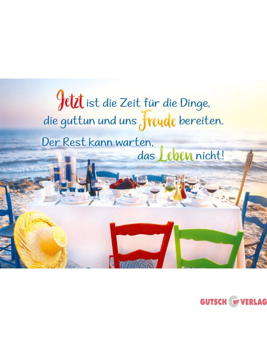 Postkarte. Kultura / Weisheiten/Sprüche / Quer