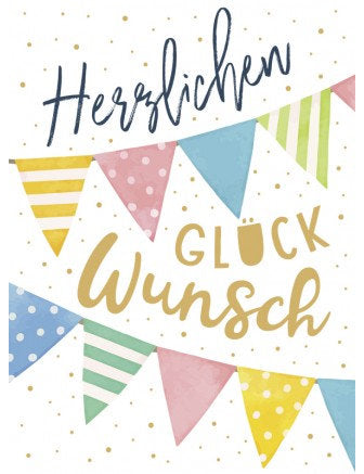Postkarte Goldrichtig hoch