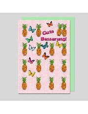 Doppelkarte. Gute Besserung