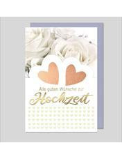 Doppelkarte. Hochzeit