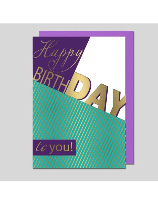 Doppelkarte. Geburtstag
