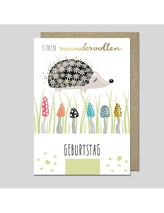 Doppelkarte. Avantgarde - Geburtstag