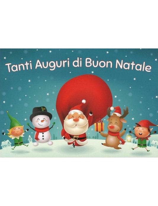 Doppelkarte B6. Buon Natale