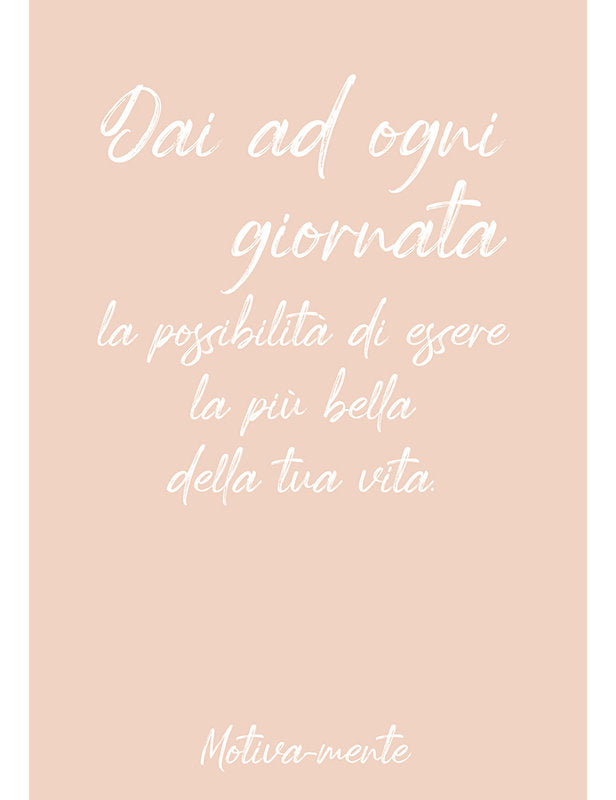 Doppelkarte B6. Tanti auguri, Dai ad ogni giornata