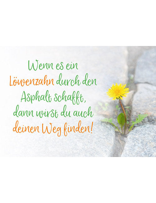Postkarte. Kultura / Weisheiten/Sprüche / Quer