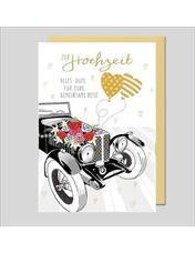 Doppelkarte. Avantgarde - Glückwunsch Zur Hochzeit