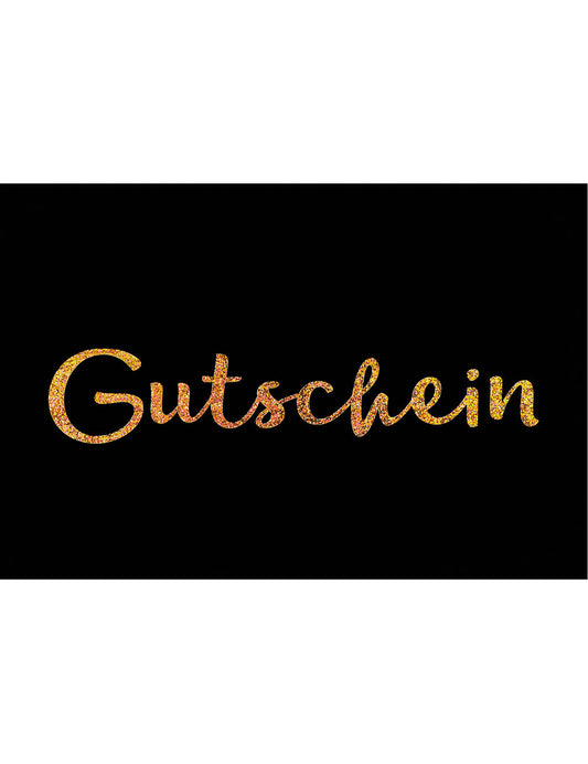 Doppelkarte. Plastikfrei. Gutschein