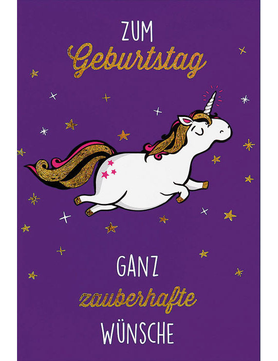 Doppelkarte. Plastikfrei. Geburtstag