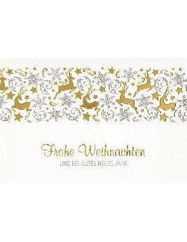 Doppelkarte Weihnachten Dt quer