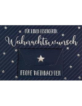 Doppelkarte Weihnachten Geldkarte