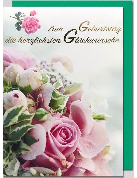 Doppelkarte. Geburtstag