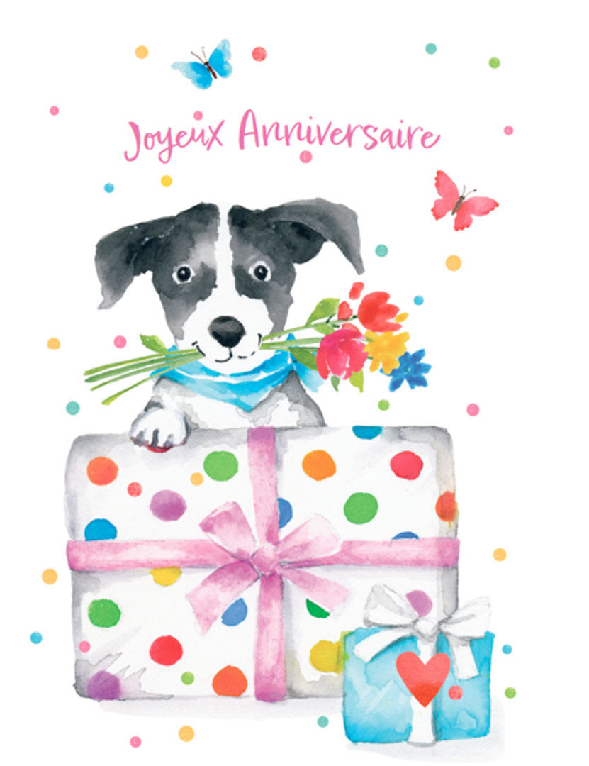 Carte double. Joyeux Anniversaire