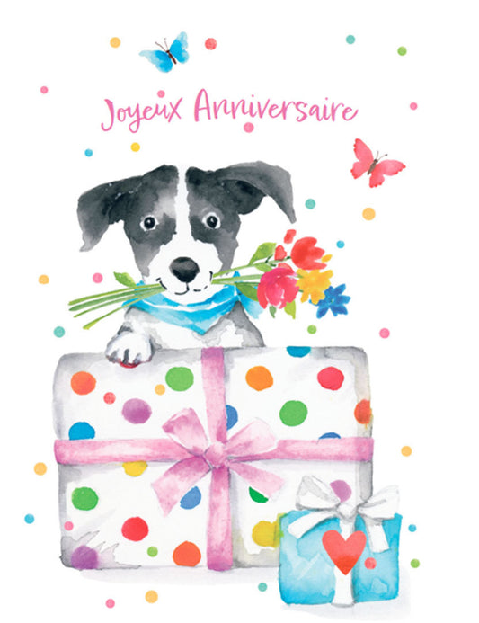 Carte double. Joyeux Anniversaire