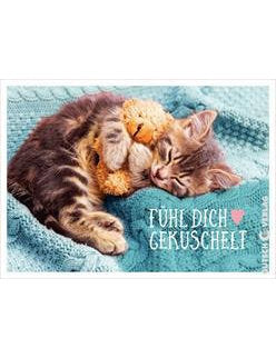 Postkarte. Kultura / Liebe/Für Dich / Quer